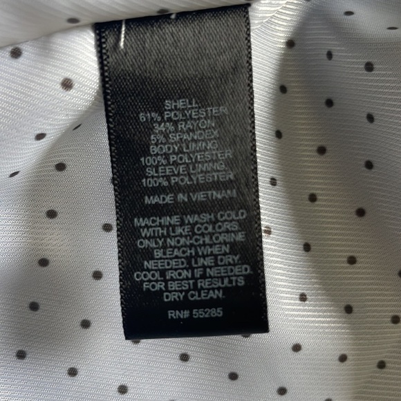 Express Black Tailored Single Button Blazer - Picture 7 of 11